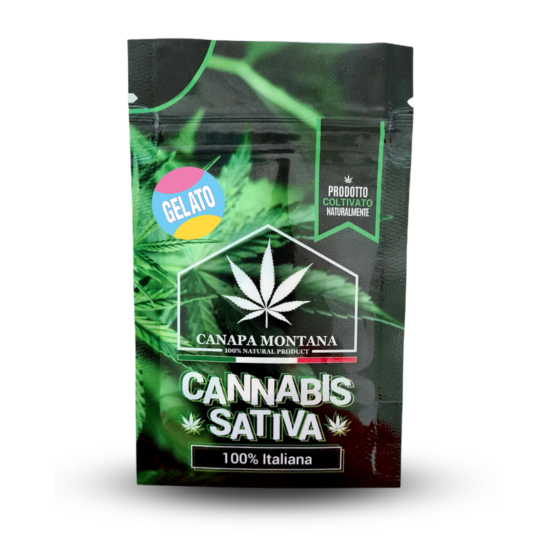 gelato cbd canapa montana