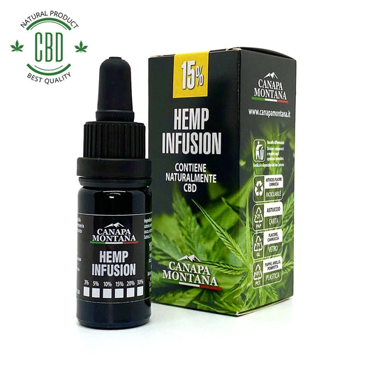 Olio CBD 15% 10ml - Canapa Montana