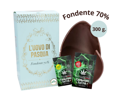 Uovo di Pasqua 300g. con sorpresa Cannabis