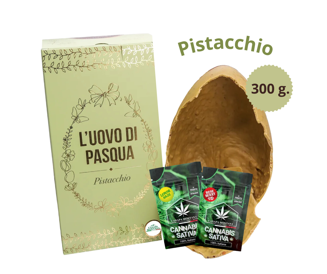 Uovo di Pasqua 300g. con sorpresa Cannabis